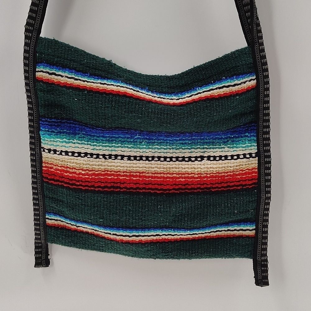 El Paso Saddle Blanket Crossbody Bag Serape Stripe